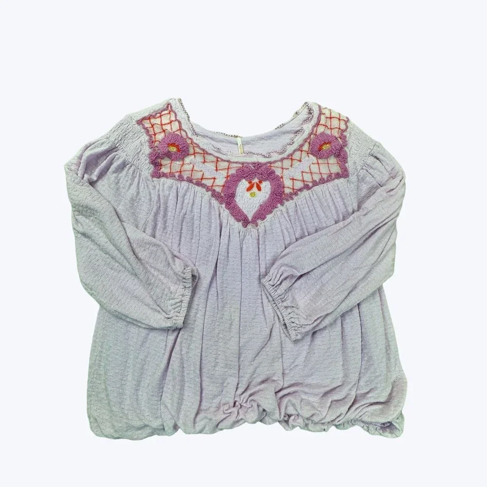 Free People Lavender Bloiuse Size Small‎ Beautiful